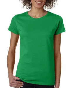 5000L Gildan Missy Fit Heavy Cotton T-Shirt Irish Green
