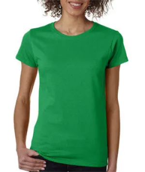 5000L Gildan Missy Fit Heavy Cotton T-Shirt Irish Green