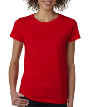 5000L Gildan Missy Fit Heavy Cotton T-Shirt Red