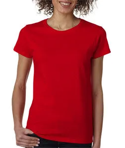 5000L Gildan Missy Fit Heavy Cotton T-Shirt Red