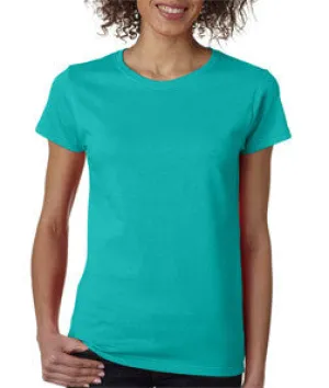 5000L Gildan Missy Fit Heavy Cotton T-Shirt Tropical Blue