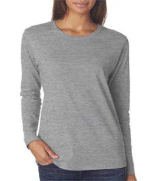 5400L Gildan Missy Fit Heavy Cotton Fit Long-Sleeve T-Shirt Sport Grey (90/10)