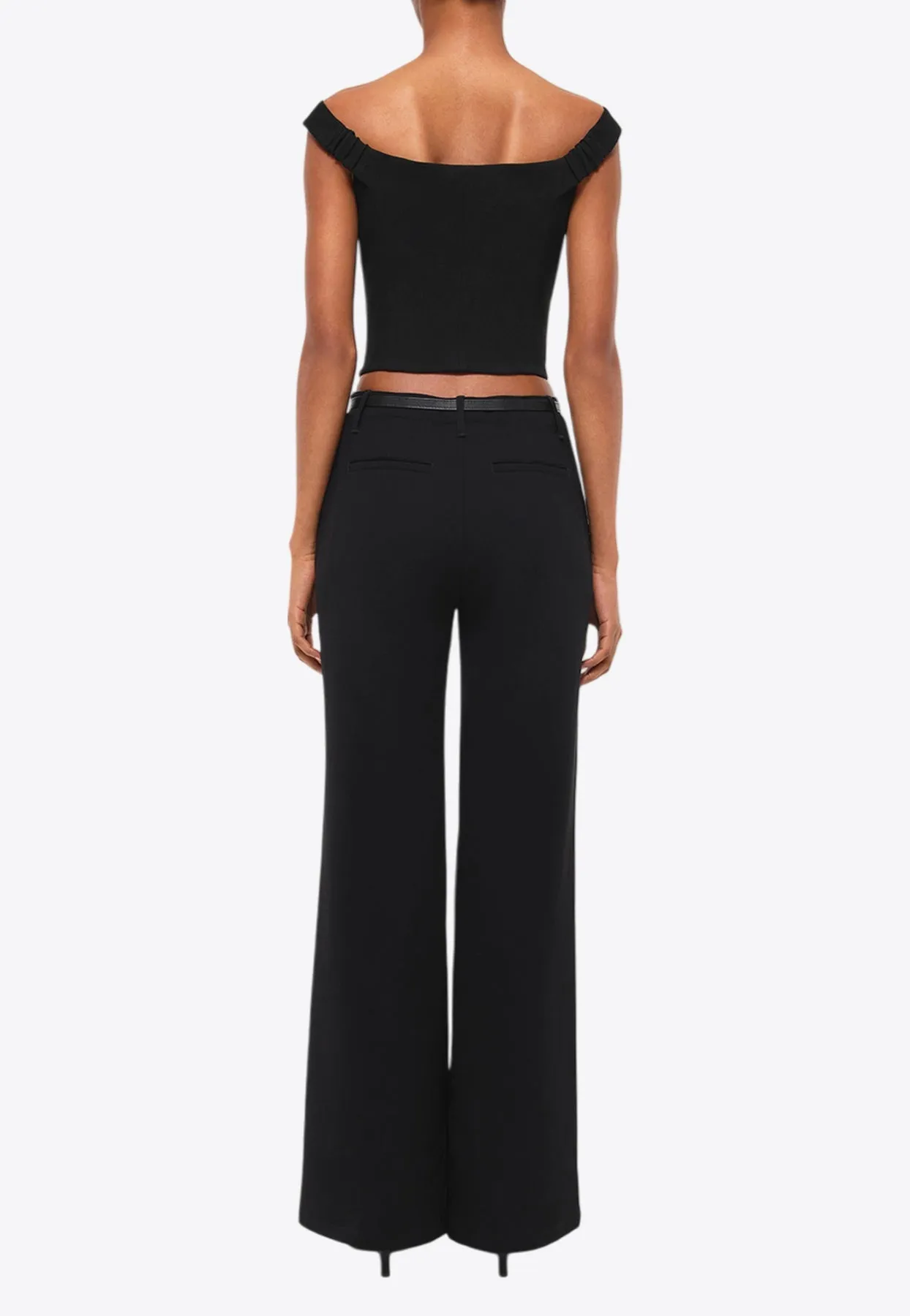 Ansel Mid-Rise Tailored Pants