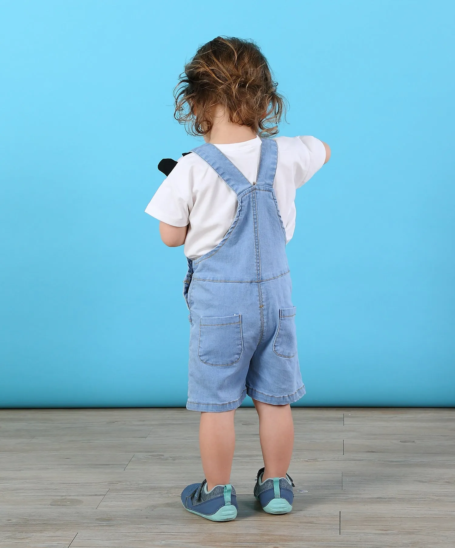 Baby Girl Boy Toddler Summer Denim Jean Shortalls
