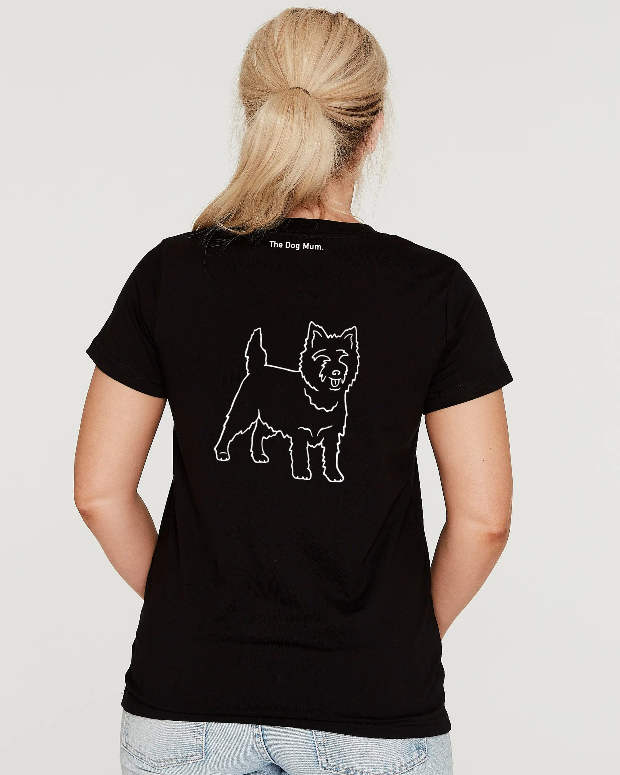 Cairn Terrier Mum Illustration: Classic T-Shirt