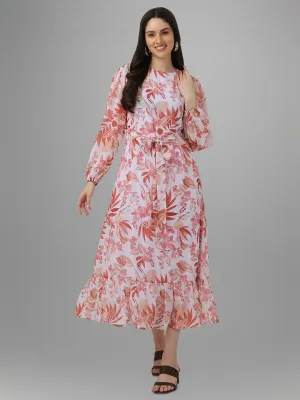 dresses for Women western wear Floral Maxi Dress