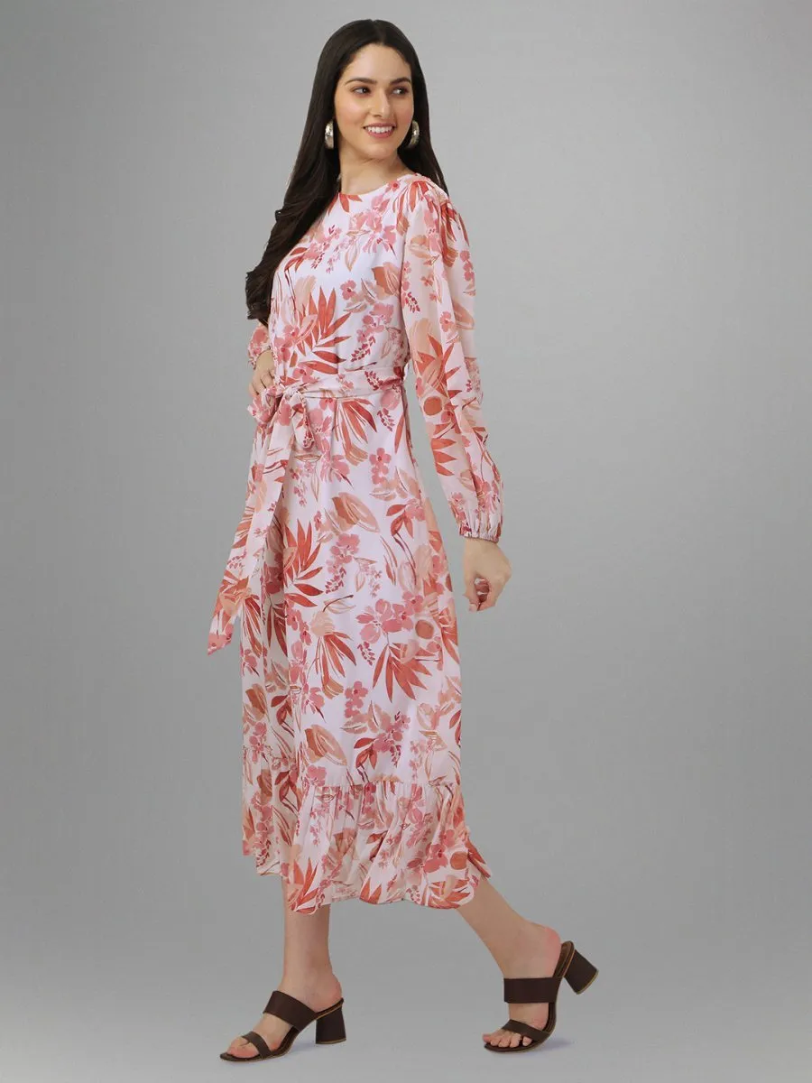 dresses for Women western wear Floral Maxi Dress