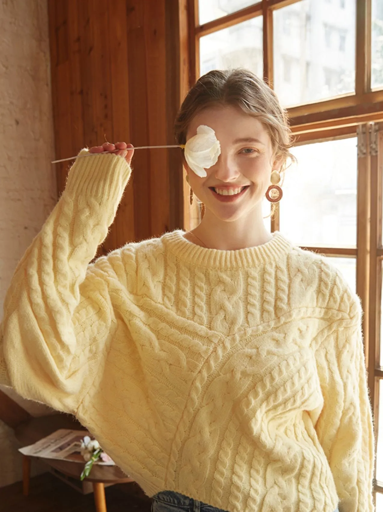 Elara Oversized Cozy Sweater
