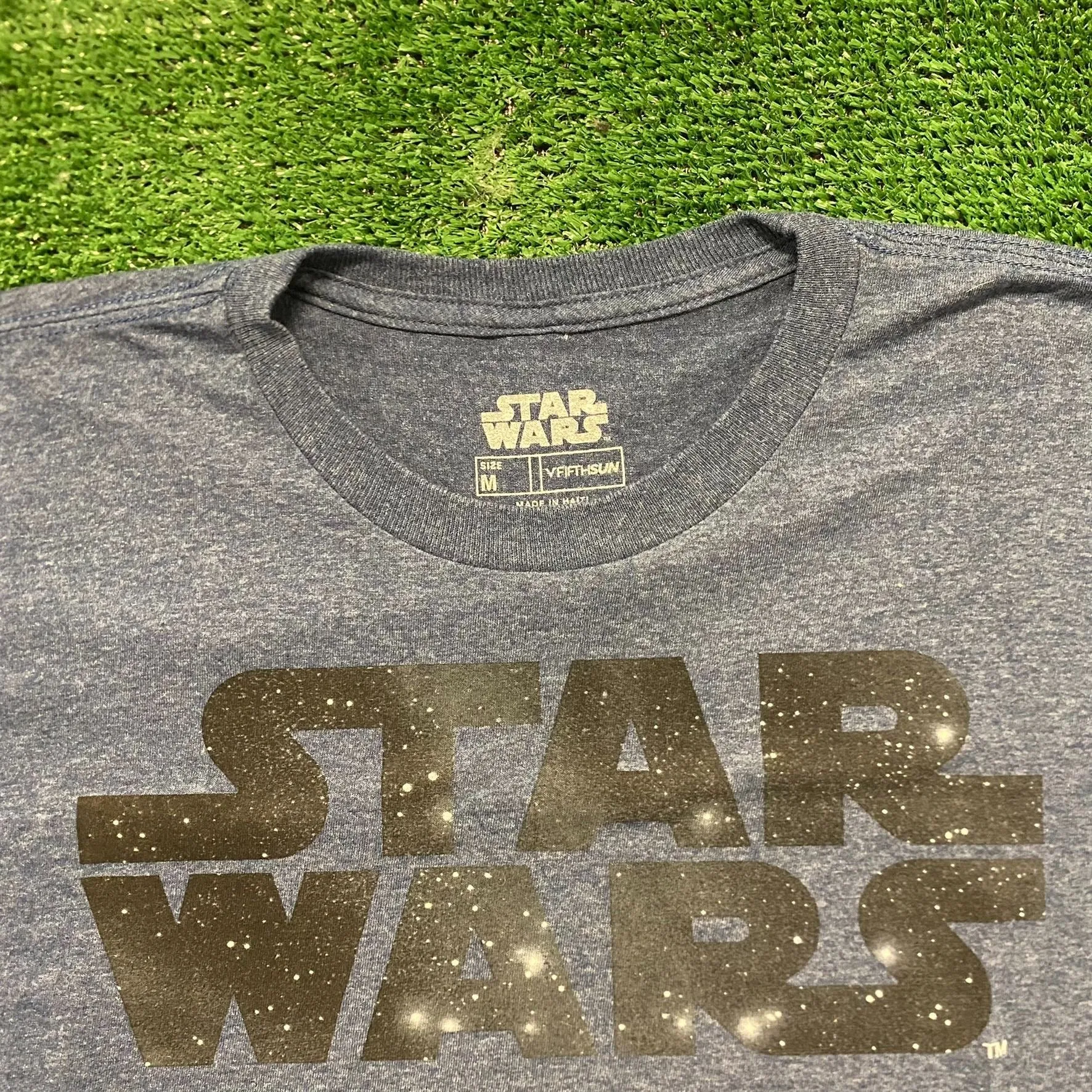 Essential Star Wars Galaxy Spell Out Movie T-Shirt