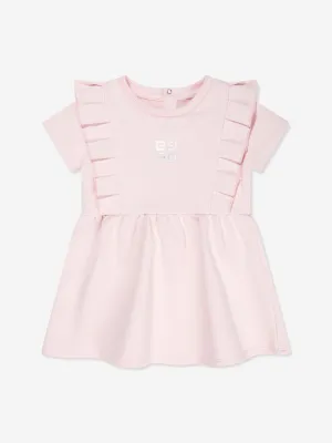 Givenchy Baby Girls 4G Logo Dress in Pink