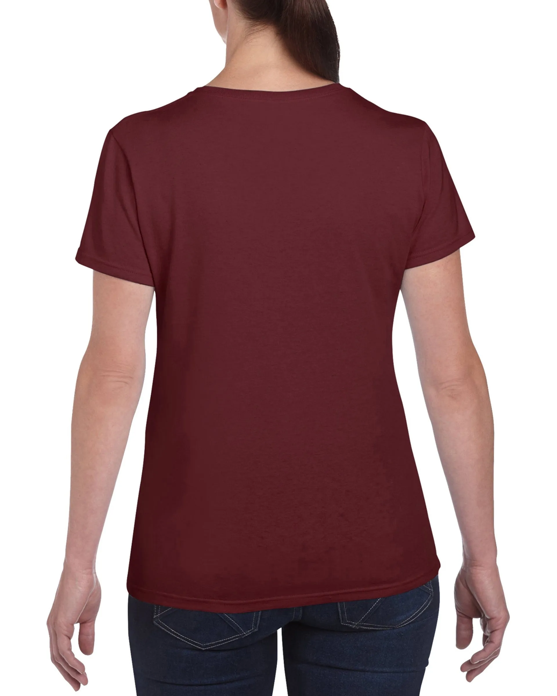HEAVY COTTON FEMALE TEES | Gildan 5000L | Embroidery