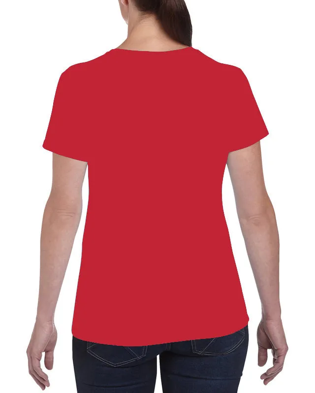 HEAVY COTTON FEMALE TEES | Gildan 5000L | Embroidery