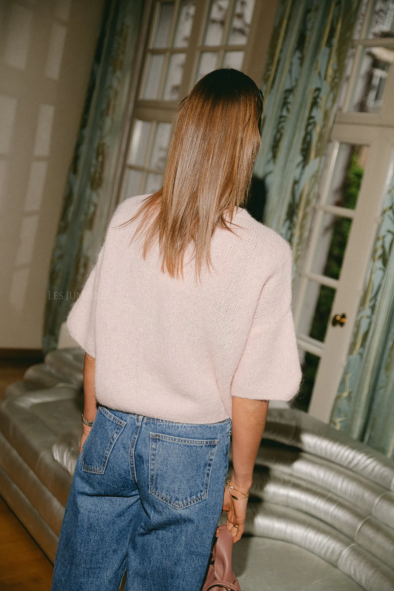 Julie SL jumper baby pink
