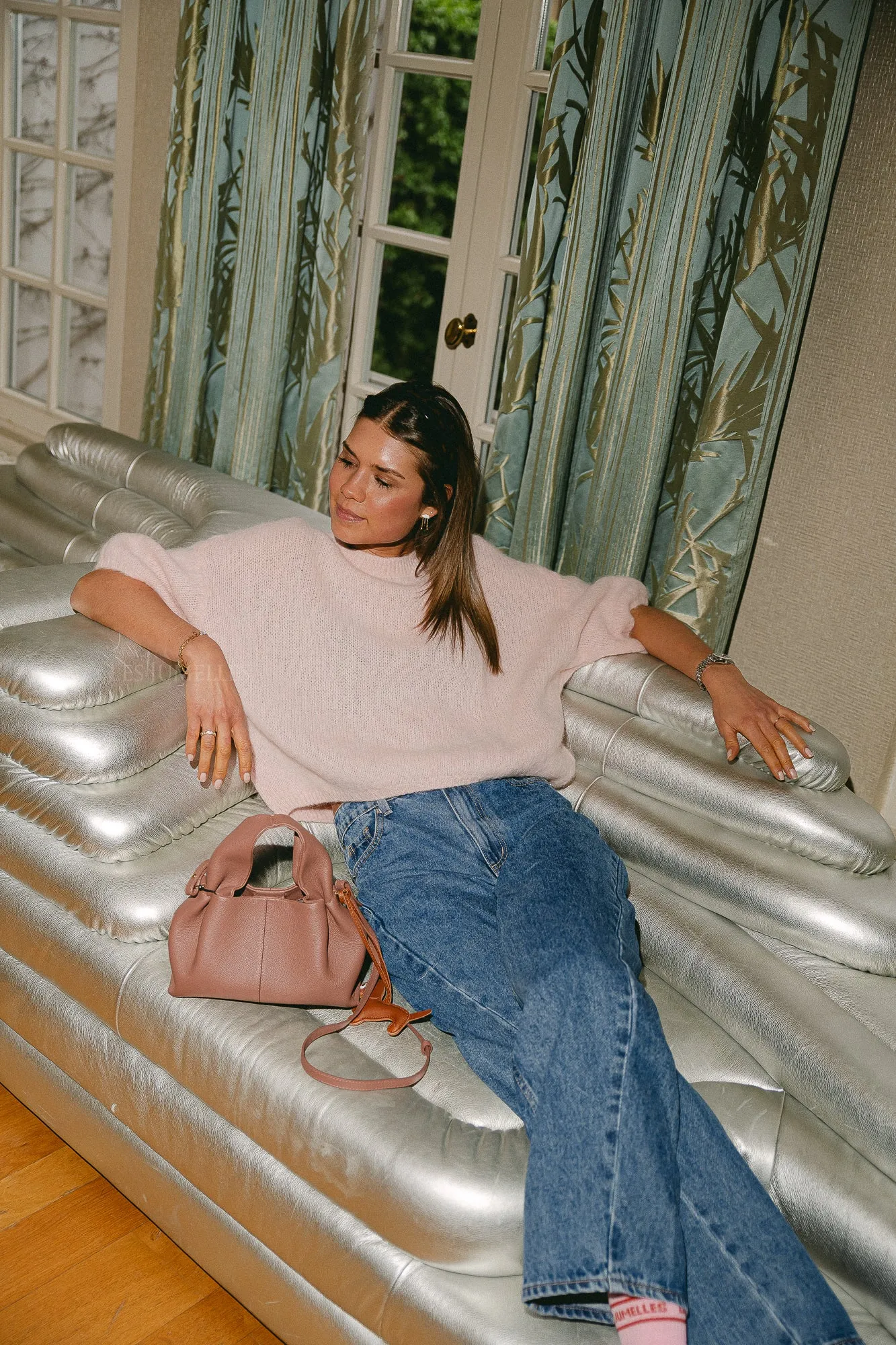 Julie SL jumper baby pink