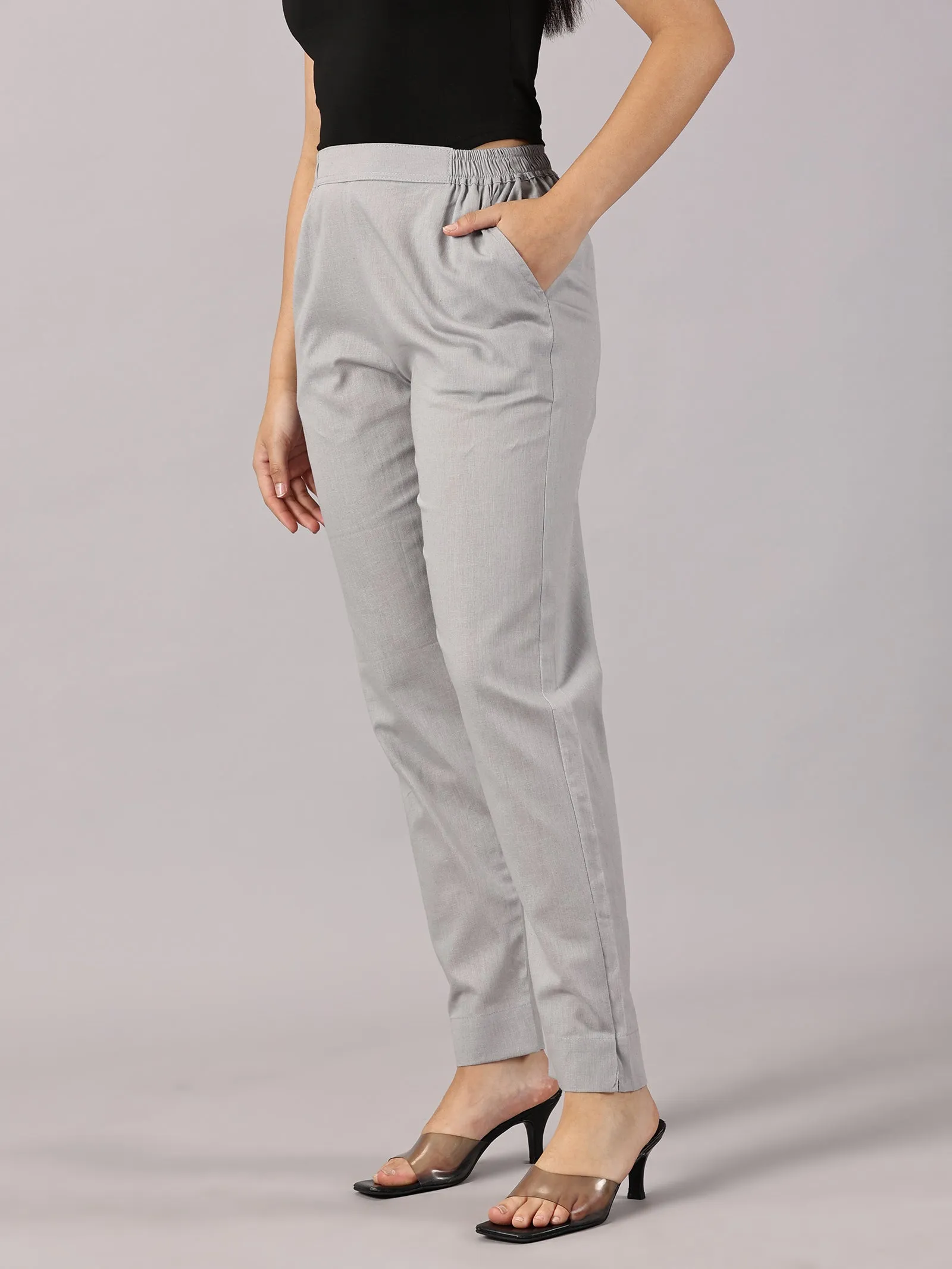 Light Grey Comfy Cotton Pants