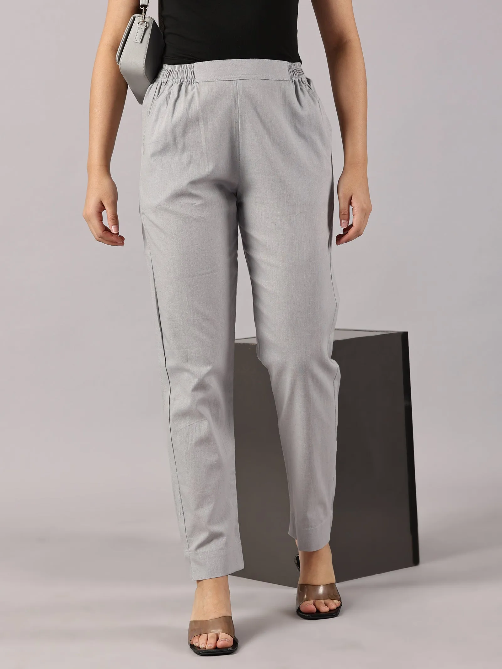 Light Grey Comfy Cotton Pants