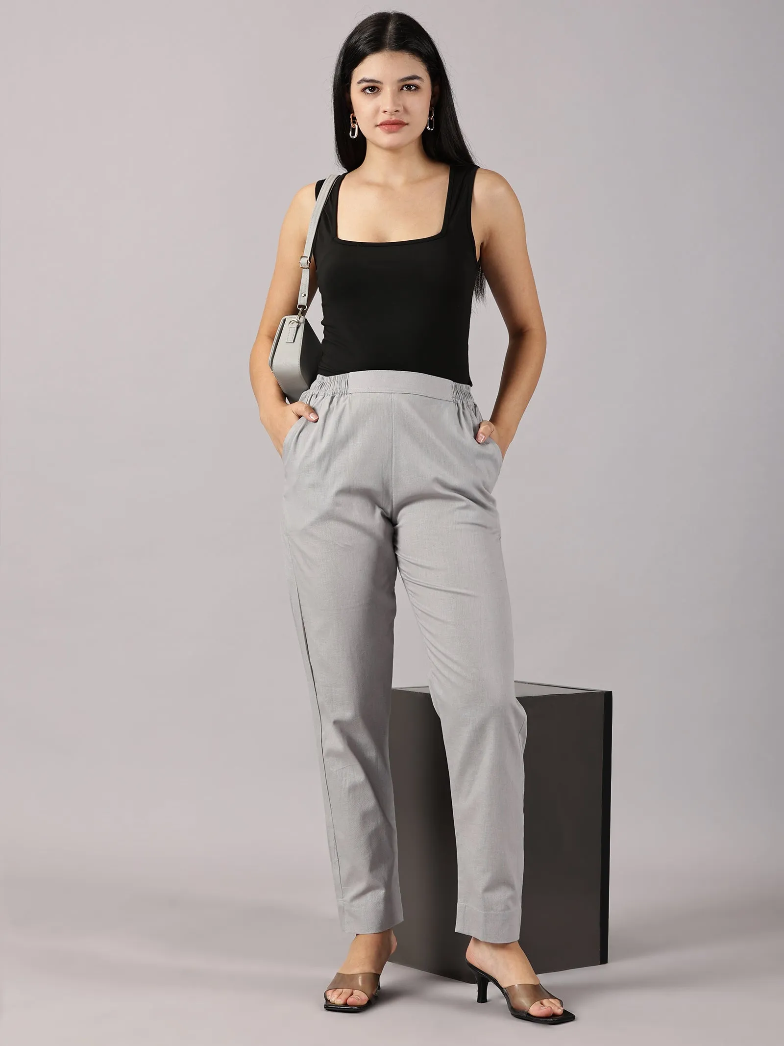 Light Grey Comfy Cotton Pants