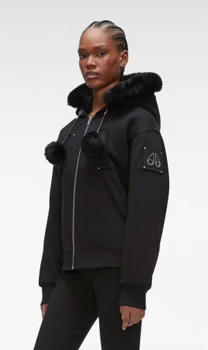 MOOSE KNUCKLES Bergen Bunny Bomber Womens Apparel