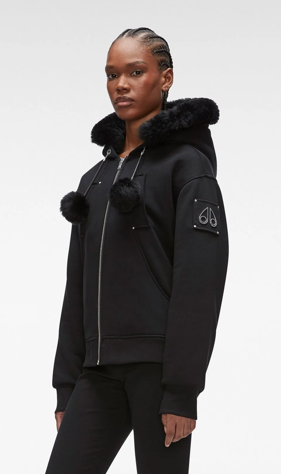MOOSE KNUCKLES Bergen Bunny Bomber Womens Apparel