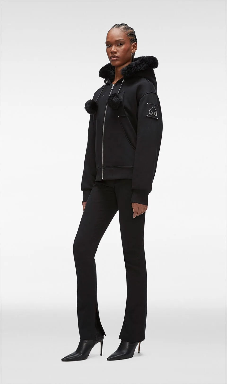 MOOSE KNUCKLES Bergen Bunny Bomber Womens Apparel