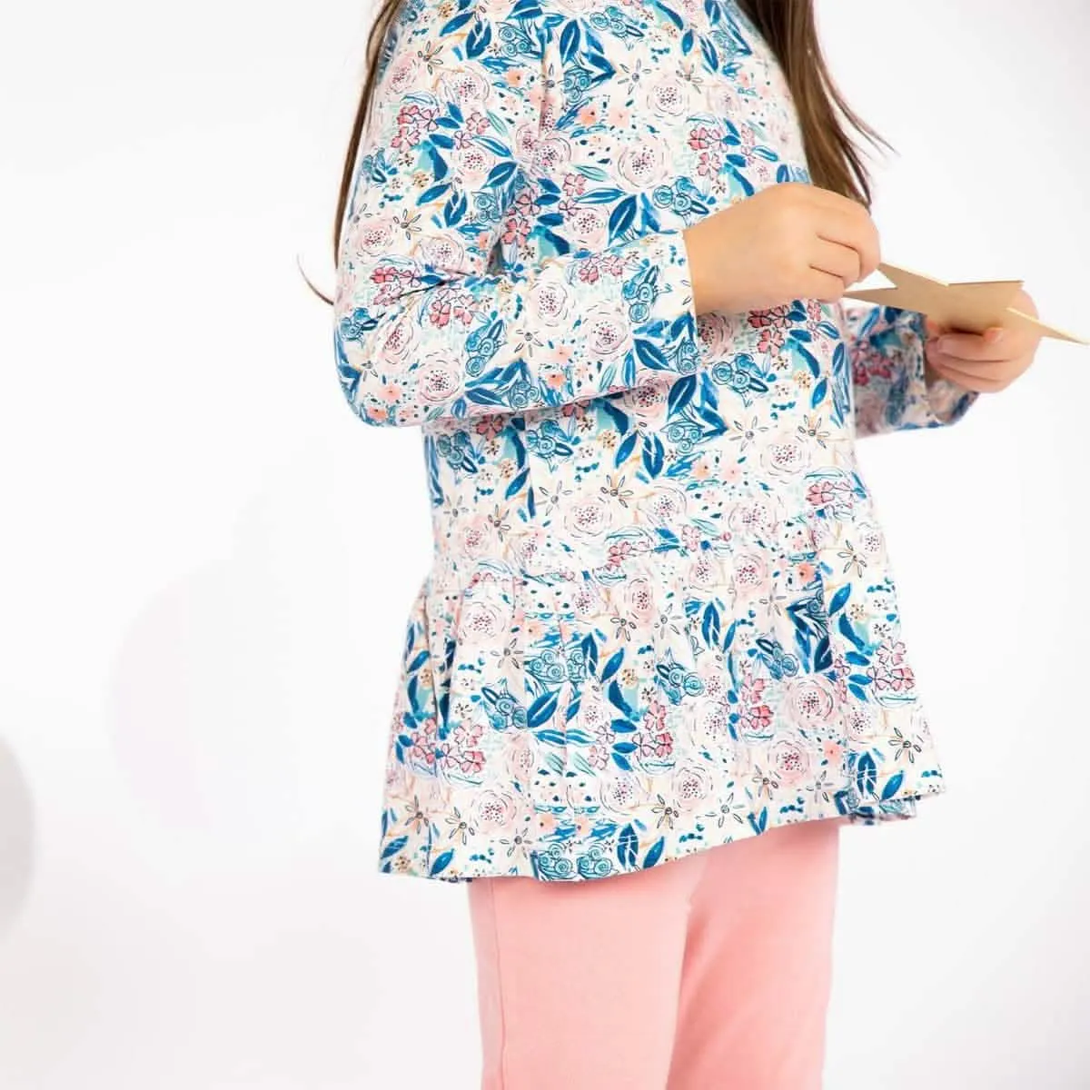 once and floral modal magnetic play all day top   leggings set - re-loved
