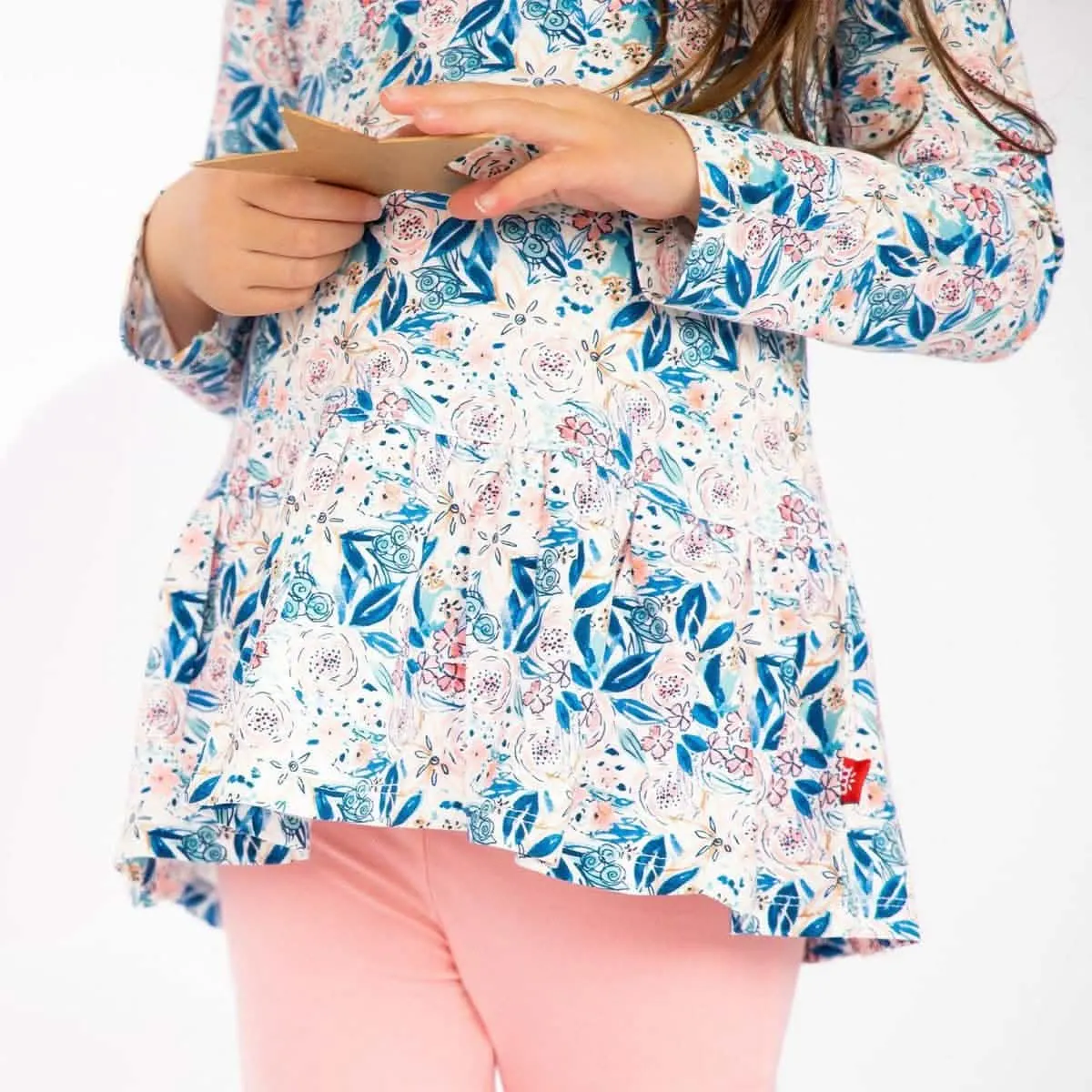 once and floral modal magnetic play all day top   leggings set - re-loved