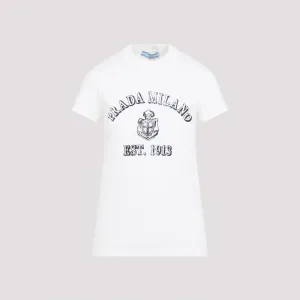 PRADA Cotton T-shirt for Spring/Summer 2025