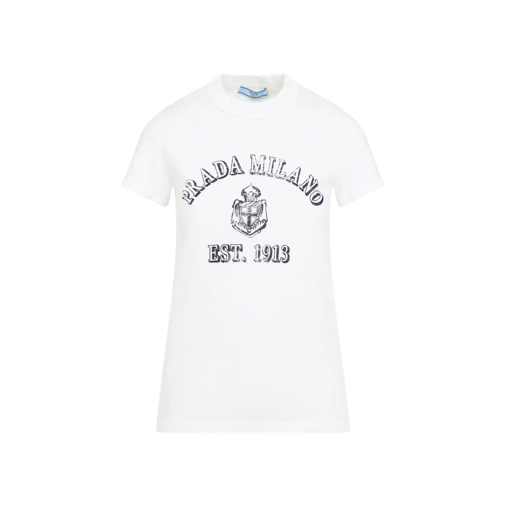 PRADA Cotton T-shirt for Spring/Summer 2025