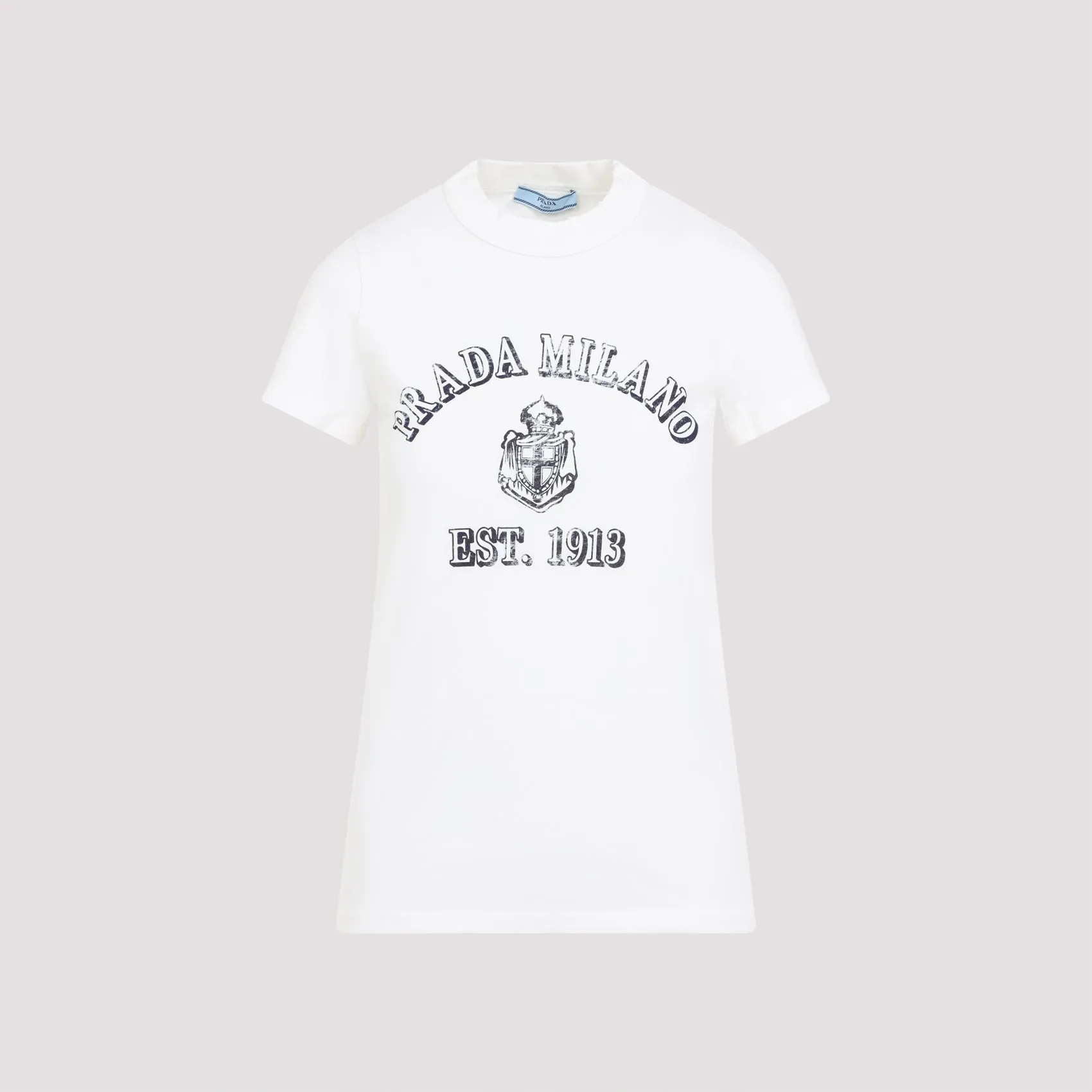 PRADA Cotton T-shirt for Spring/Summer 2025