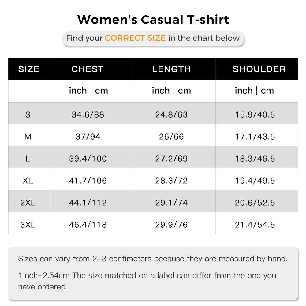 Simple Compass Map Women's Cotton T-Shirt