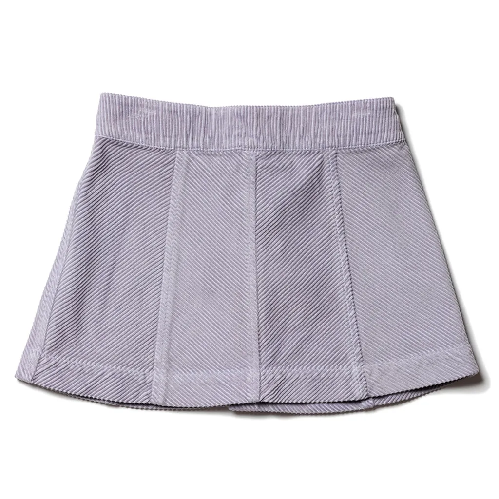 Skirt Aline Panel Lilac Jumbo Cord