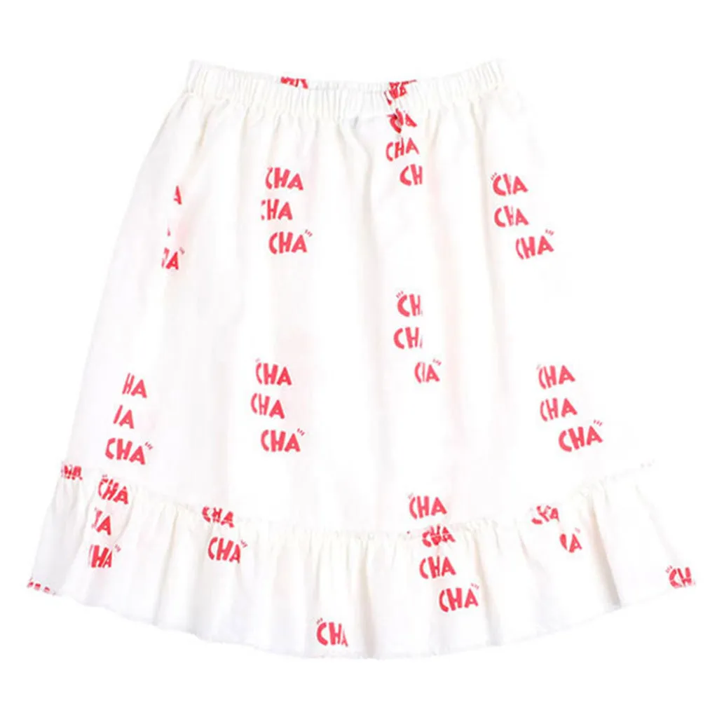Skirt Ruffle Stone Red