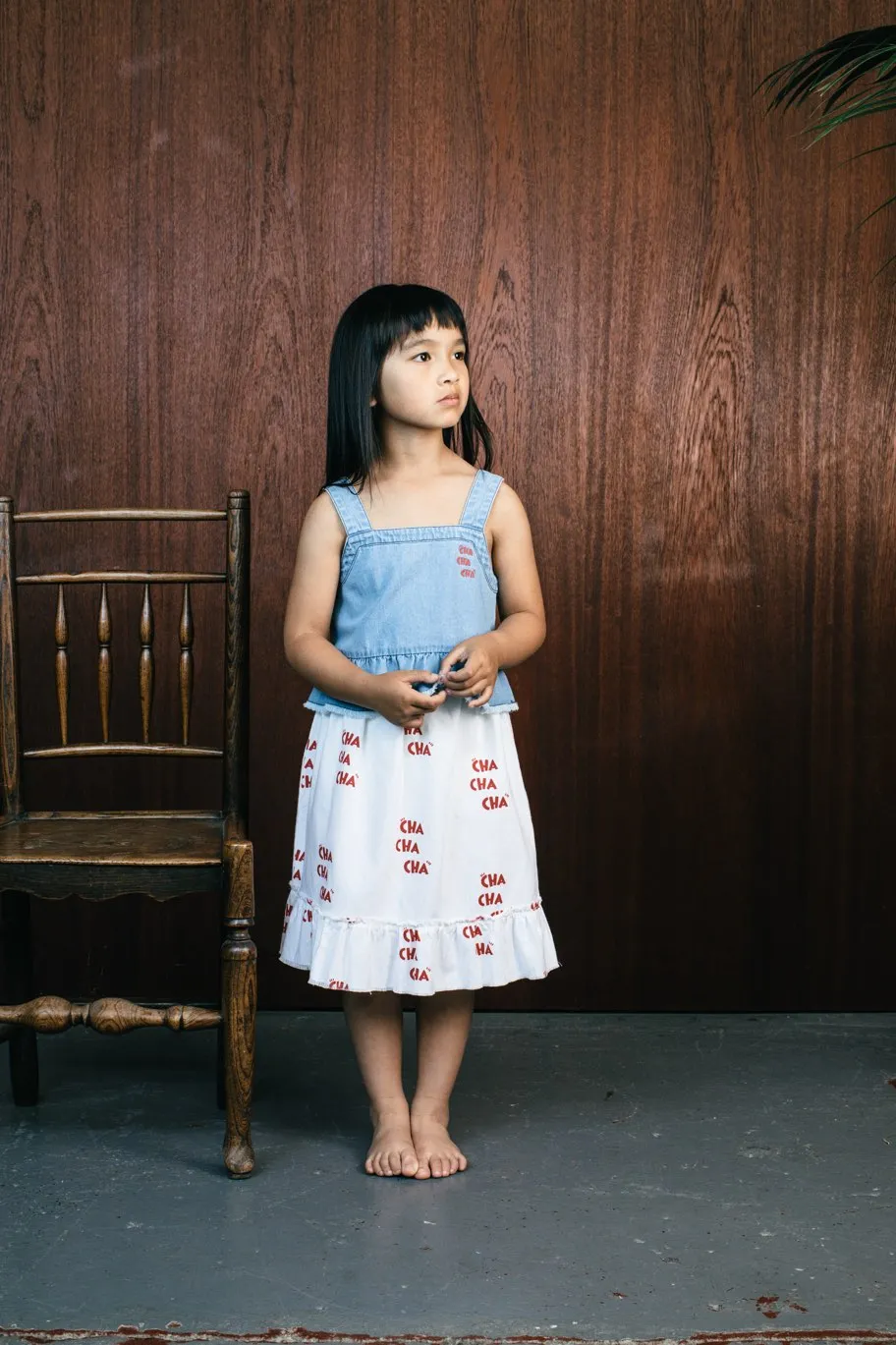 Skirt Ruffle Stone Red