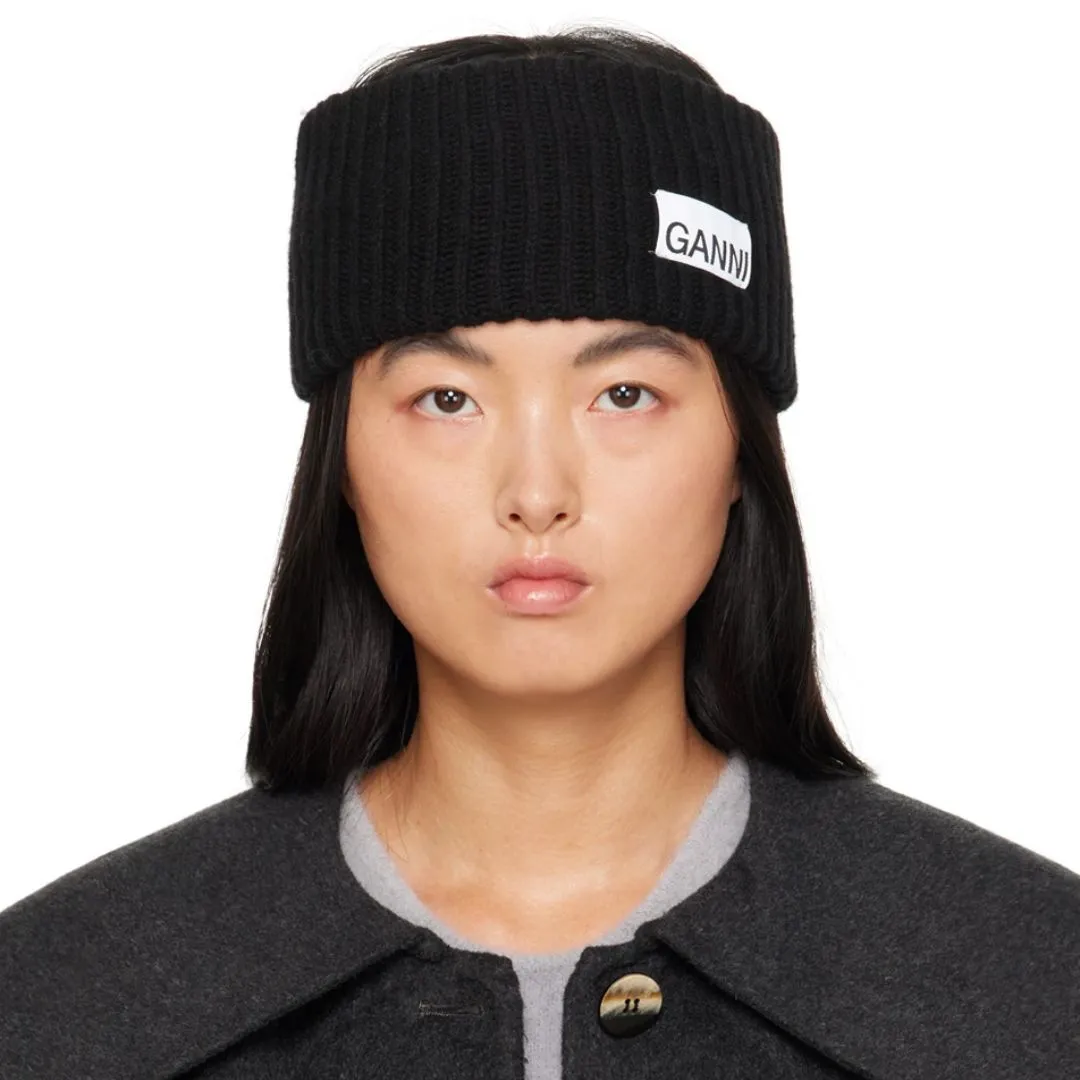 Structured Rib Headband (Black)