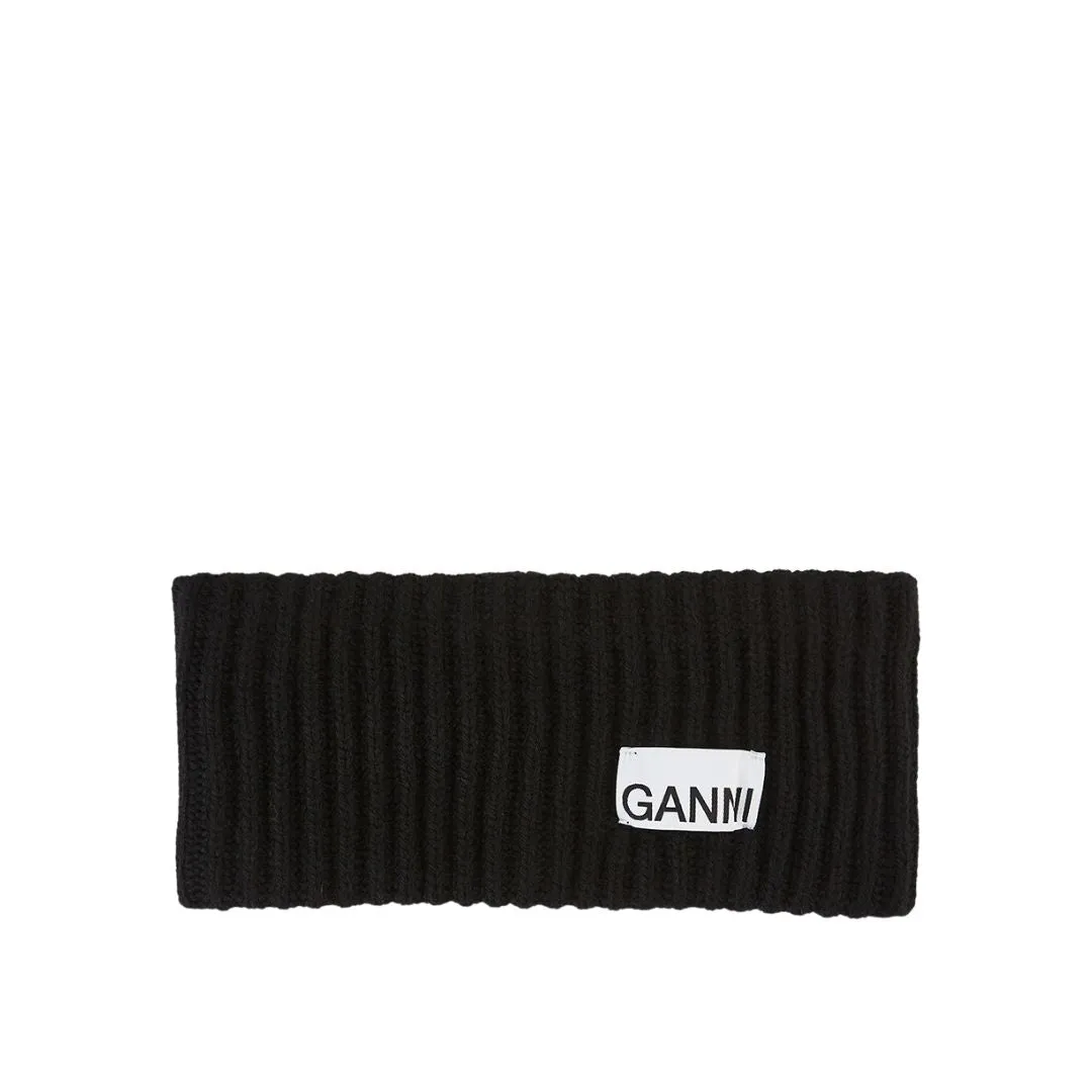 Structured Rib Headband (Black)