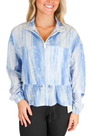 Travis Mathew blue/white jacket NWT (XS; retail $139.95)