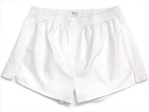White Boxer Shorts