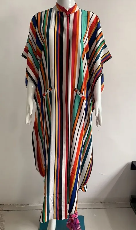 Wide Dress -Stripes