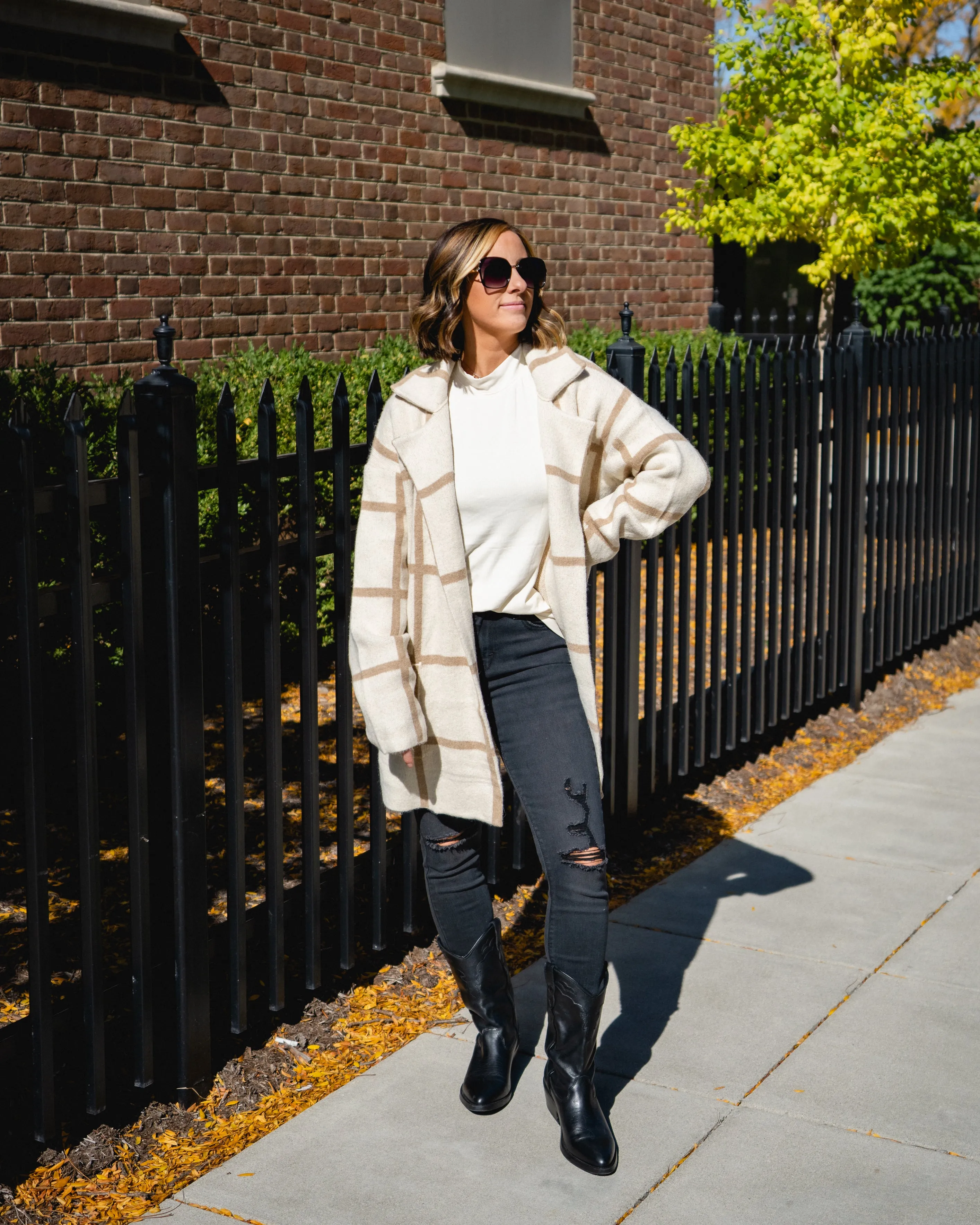 ZARA  COAT  - IVORY CAMEL