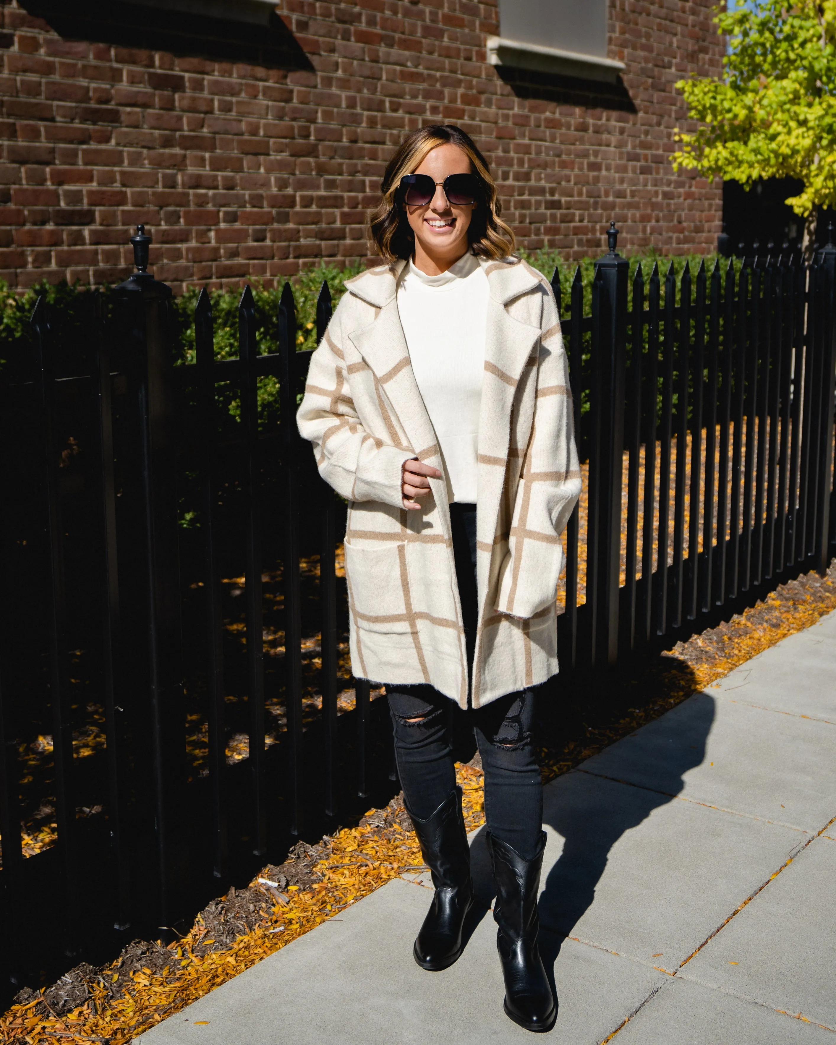 ZARA  COAT  - IVORY CAMEL