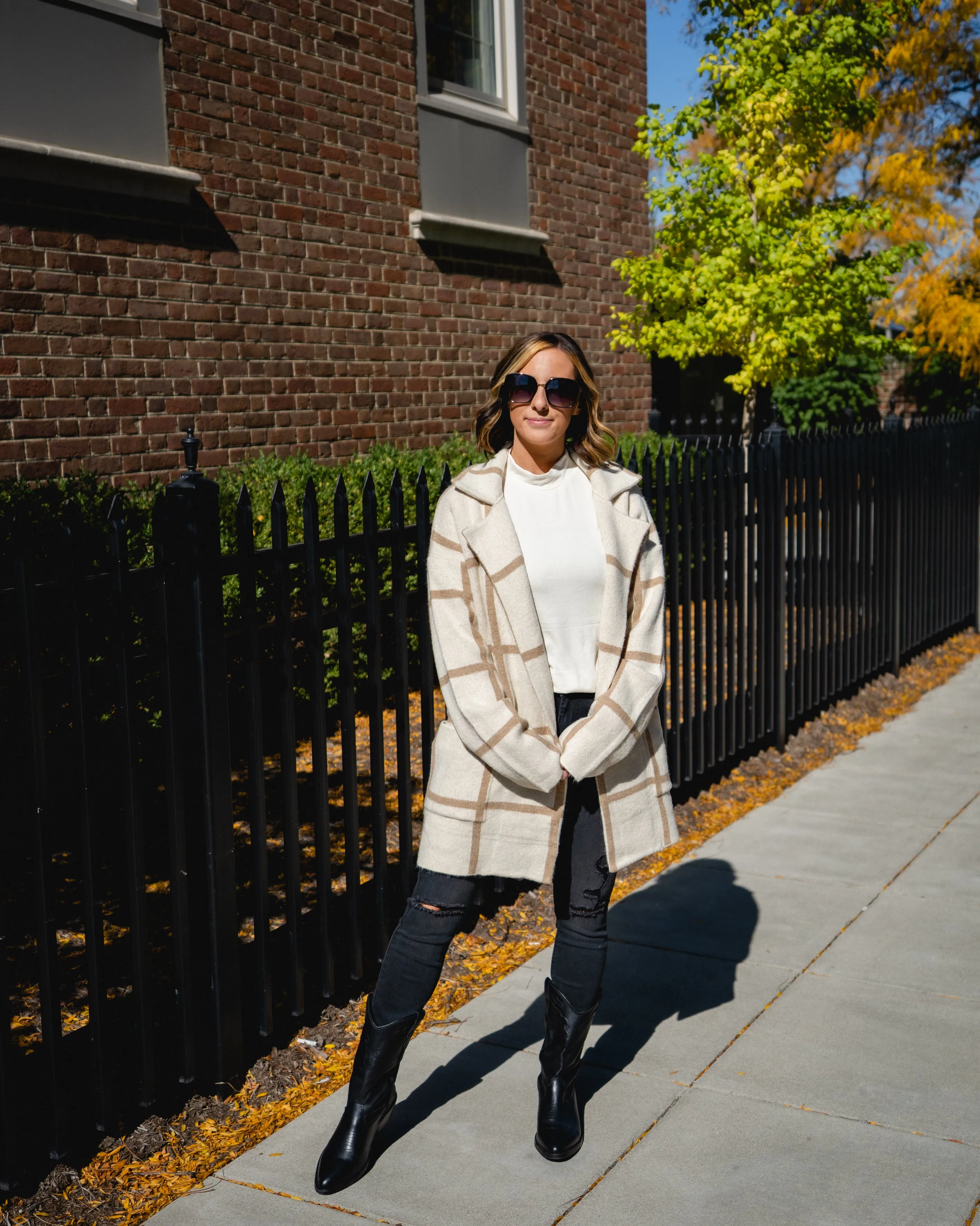ZARA  COAT  - IVORY CAMEL